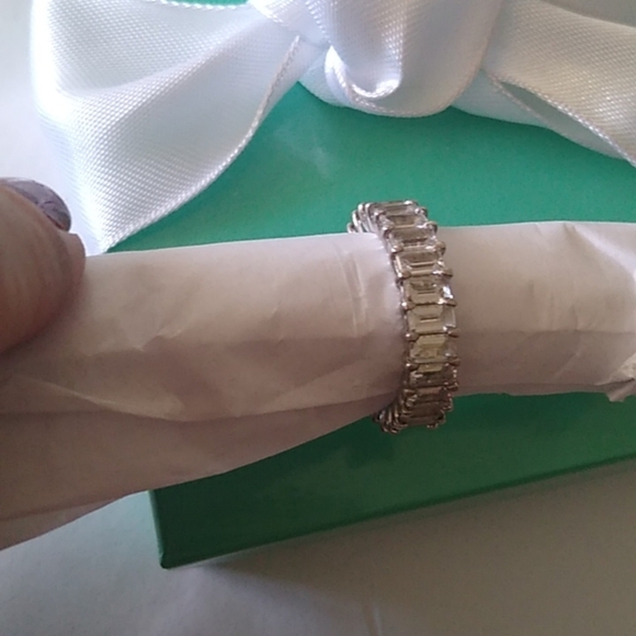 Glamorous Baguette CZ Eternity Band Ring, Size 9.25 main image 2